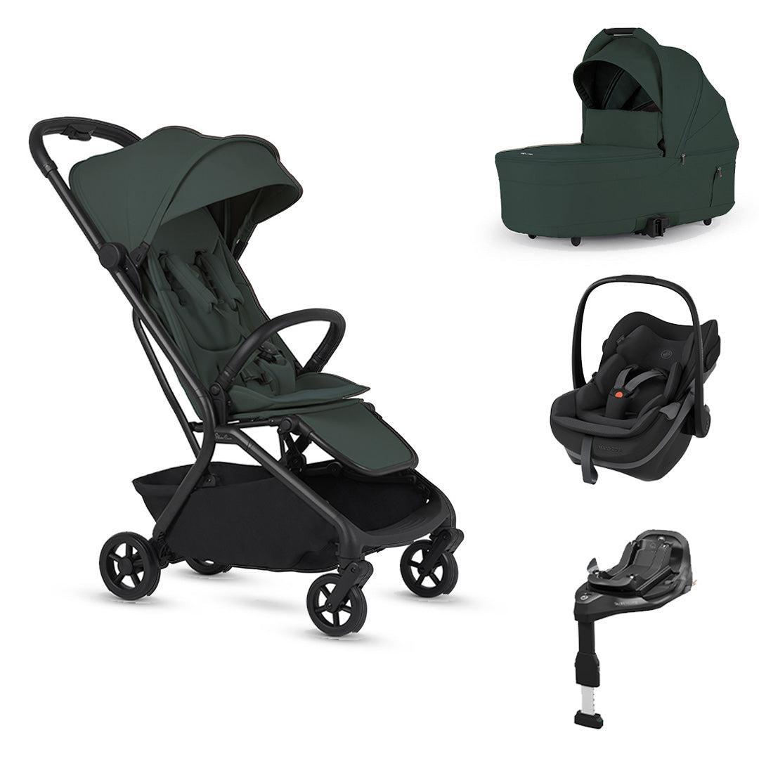 Silver Cross Nia Pebble Slide Pro Travel System-Travel Systems-Champagne- | Natural Baby Shower
