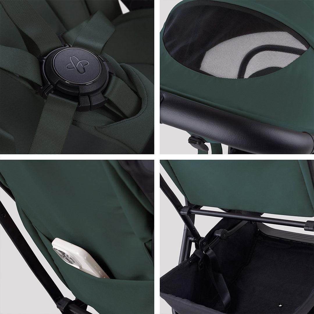 Silver Cross Nia Stroller - Conifer-Strollers- | Natural Baby Shower