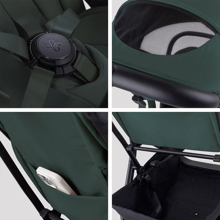 Silver Cross Nia Stroller - Conifer-Strollers- | Natural Baby Shower