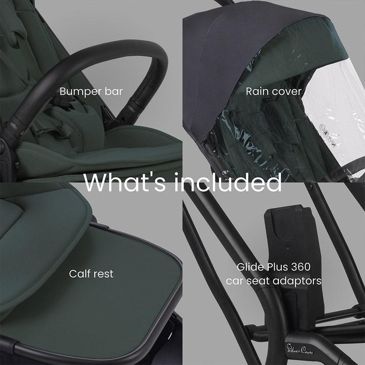 Silver Cross Nia Stroller - Conifer-Strollers- | Natural Baby Shower