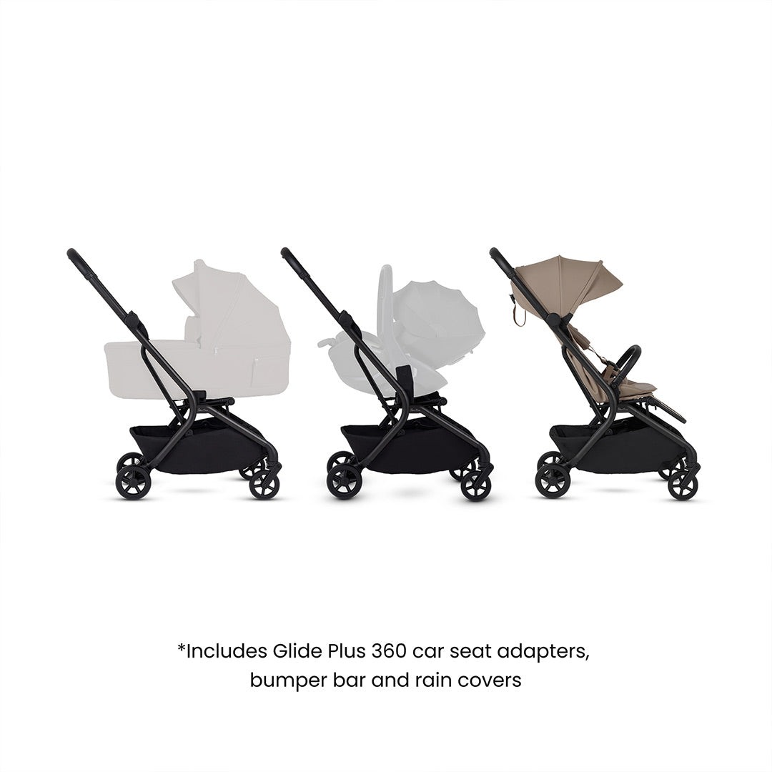 Silver Cross Nia Stroller - Champagne-Strollers-No Carrycot- | Natural Baby Shower
