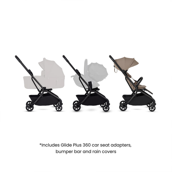 Silver Cross Nia Stroller - Champagne-Strollers-No Carrycot- | Natural Baby Shower