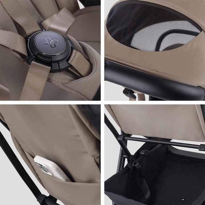 Silver Cross Nia Stroller - Champagne-Strollers-No Carrycot- | Natural Baby Shower