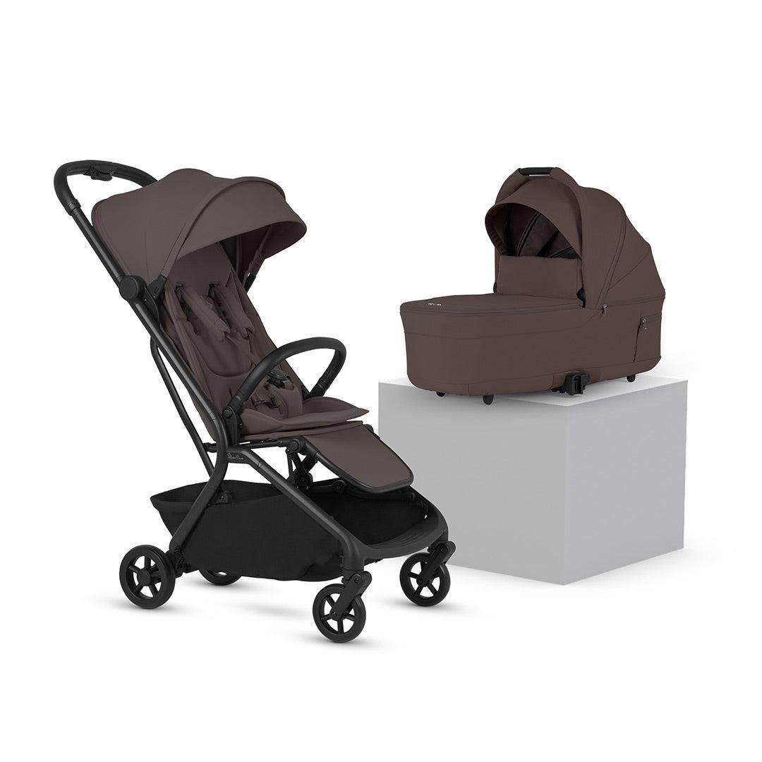 Silver Cross Nia Stroller - Chocolate-Strollers-With Carrycot- | Natural Baby Shower