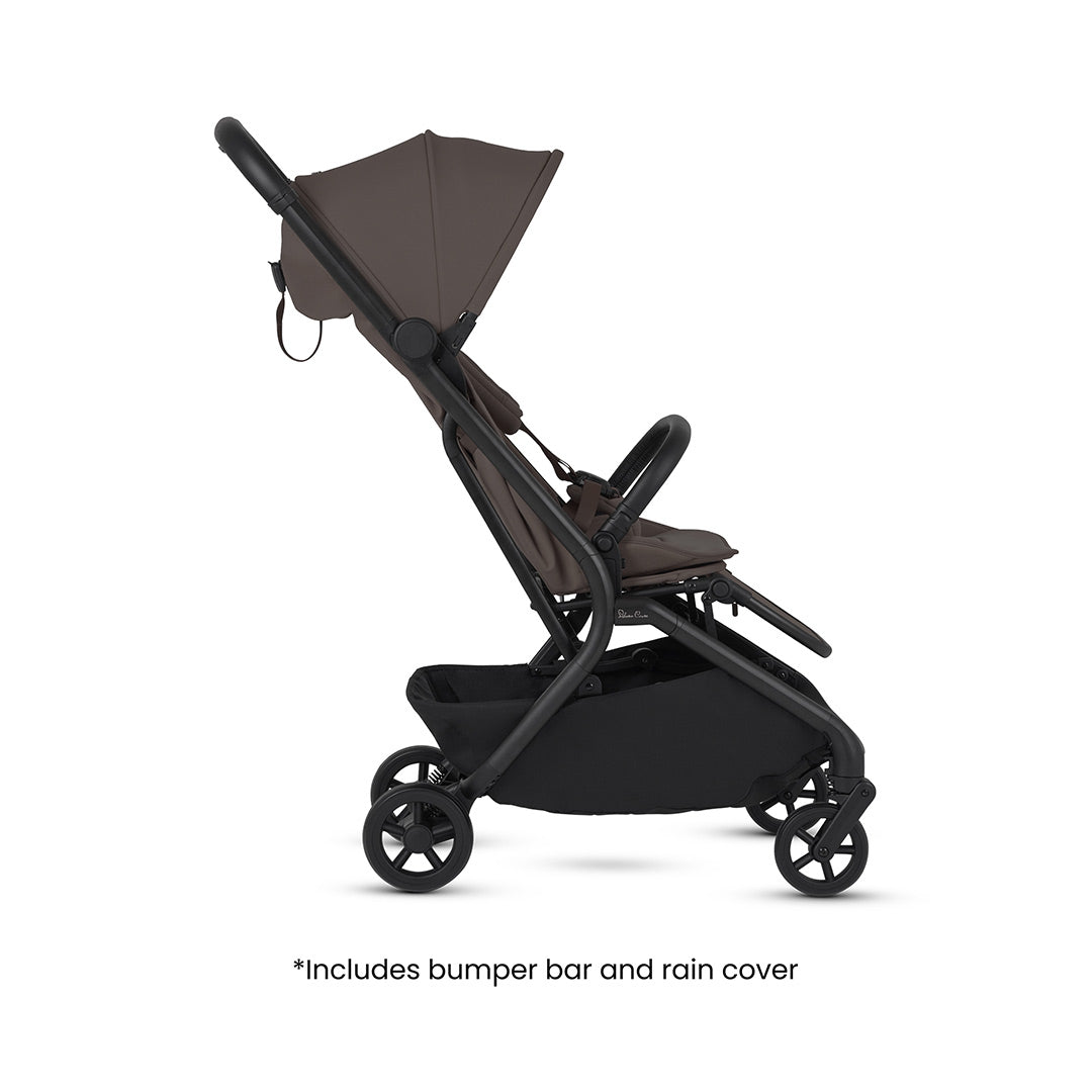 Silver Cross Nia Stroller - Chocolate-Strollers-No Carrycot- | Natural Baby Shower