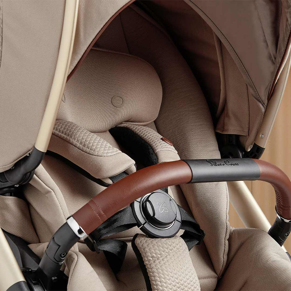 Silver Cross Reef Ultimate Travel System - Stone-Travel Systems-No Carrycot- | Natural Baby Shower