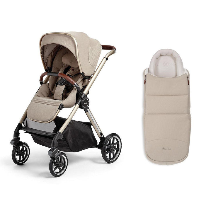 Silver Cross Reef Pushchair - Stone-Strollers-No Pack-Newborn Pod | Natural Baby Shower