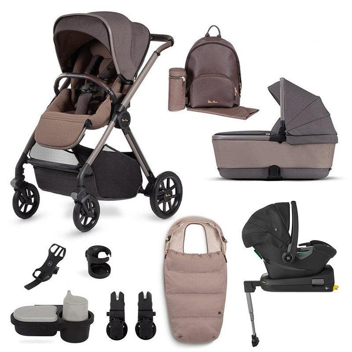 Silver Cross Reef Ultimate Travel System - Earth-Travel Systems-No Carrycot- | Natural Baby Shower