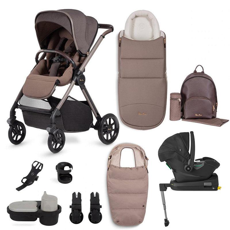 Silver Cross Reef Ultimate Travel System - Earth-Travel Systems-No Carrycot- | Natural Baby Shower