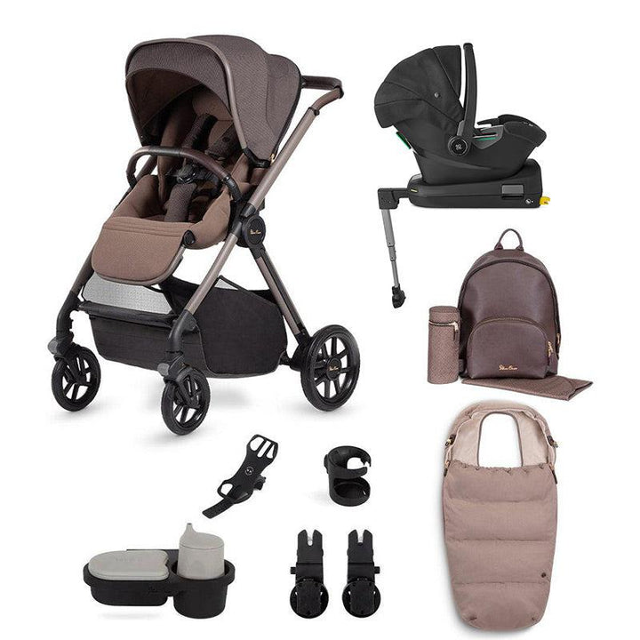 Silver Cross Reef Ultimate Travel System - Earth-Travel Systems-No Carrycot- | Natural Baby Shower