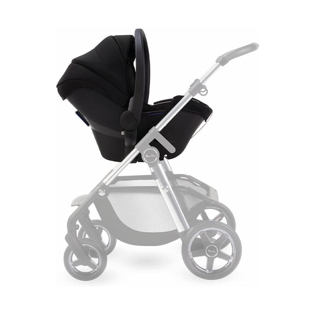[Bundled] Silver Cross Simplicity Plus Car Seat + Simplifix Base (2022) - Black-Car Seats- | Natural Baby Shower