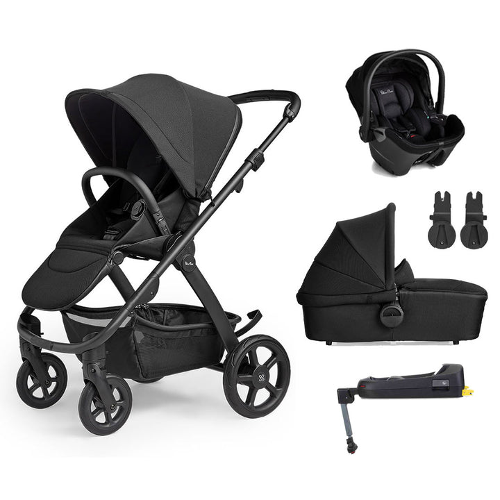 Silver Cross Tide 3-In-1 Pushchair + Dream Travel System - Space-Travel Systems-Space-No Accessory Box | Natural Baby Shower