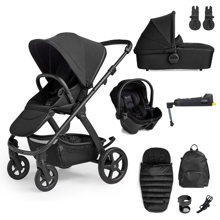 Silver Cross Tide 3-In-1 Pushchair + Dream Travel System - Space-Travel Systems-Space-With Accessory Box | Natural Baby Shower