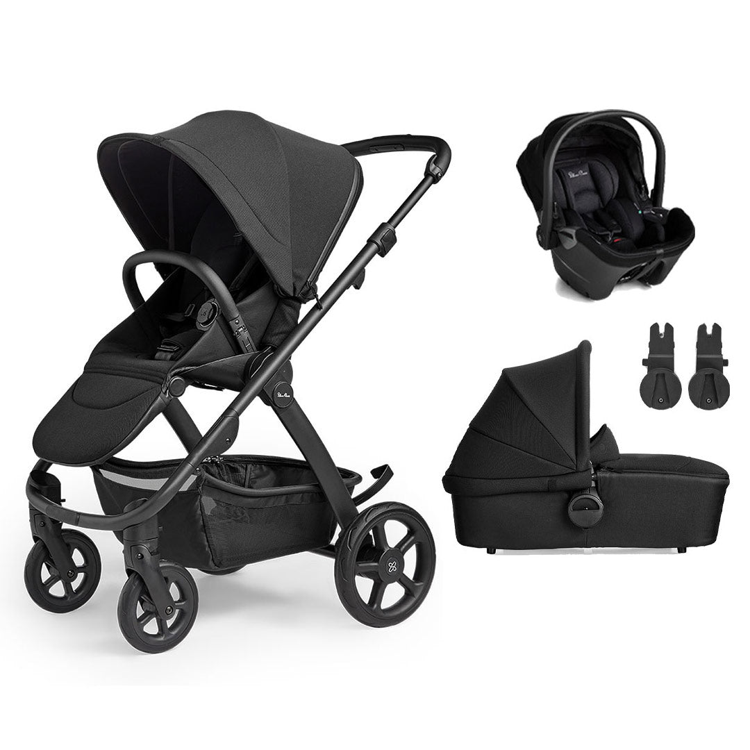 Silver Cross Tide 3-In-1 Pushchair + Dream Travel System - Space-Travel Systems-Space-No Accessory Box | Natural Baby Shower