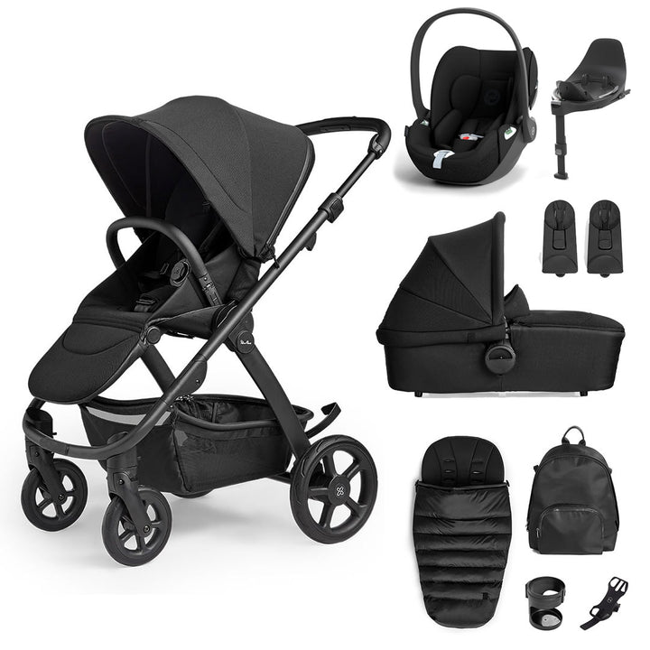 Silver Cross Tide 3-in-1 Pushchair + Cloud T Travel System - Space-Travel Systems-Space-With Accessory Box | Natural Baby Shower