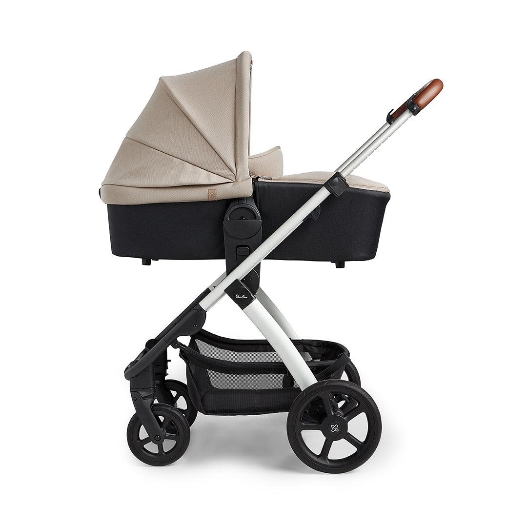 Silver Cross Tide 3-In-1 Pushchair + Dream Travel System - Stone-Travel Systems-Stone-No Accessory Box | Natural Baby Shower