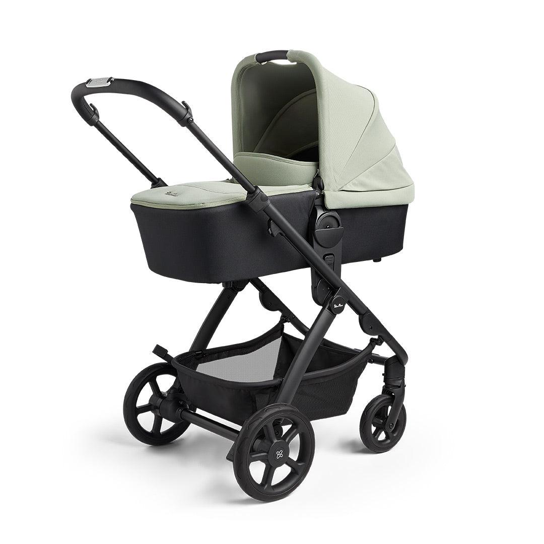 Silver Cross Tide 3-In-1 Pushchair - Sage - Black Chassis-Strollers-Sage-No Accessory Box | Natural Baby Shower