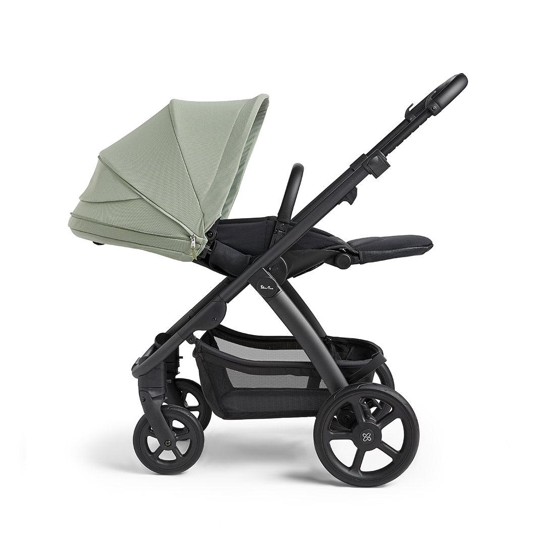 Silver Cross Tide 3-In-1 Pushchair - Sage - Black Chassis-Strollers-Sage-No Accessory Box | Natural Baby Shower