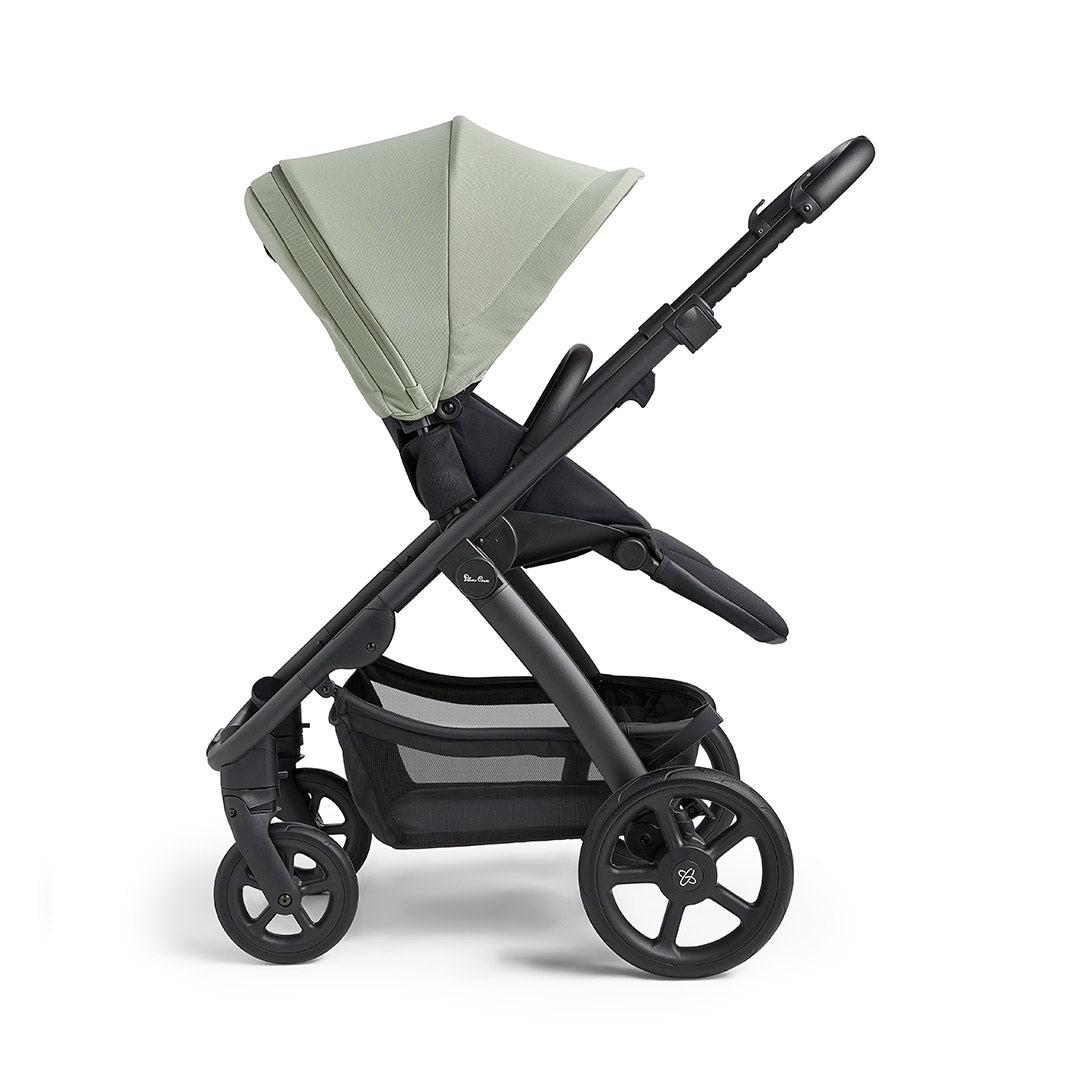 Silver Cross Tide 3-In-1 Pushchair - Sage - Black Chassis-Strollers-Sage-No Accessory Box | Natural Baby Shower