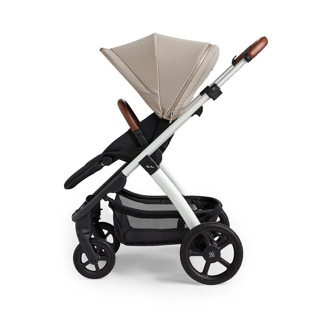 Silver Cross Tide 3-In-1 Pushchair + Dream Travel System - Stone-Travel Systems-Stone-No Accessory Box | Natural Baby Shower