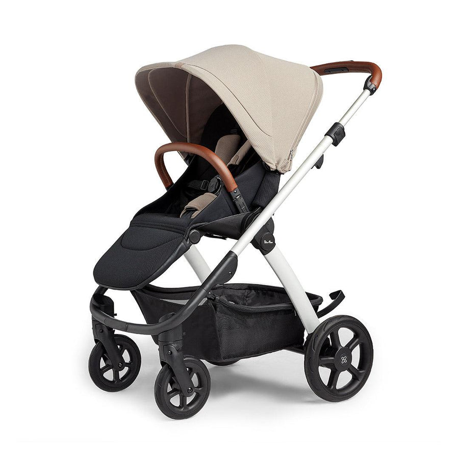 Silver Cross Tide 3-In-1 Pushchair - Stone-Strollers-Stone-No Accessory Box | Natural Baby Shower