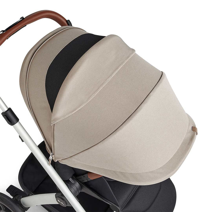 Silver Cross Tide 3-In-1 Pushchair + Dream Travel System - Stone-Travel Systems-Stone-No Accessory Box | Natural Baby Shower