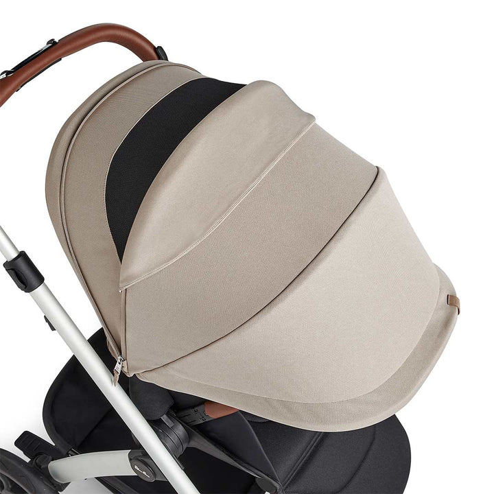 Silver Cross Tide 3-in-1 Pushchair + Cloud T Travel System - Stone-Travel Systems-Stone-No Accessory Box | Natural Baby Shower