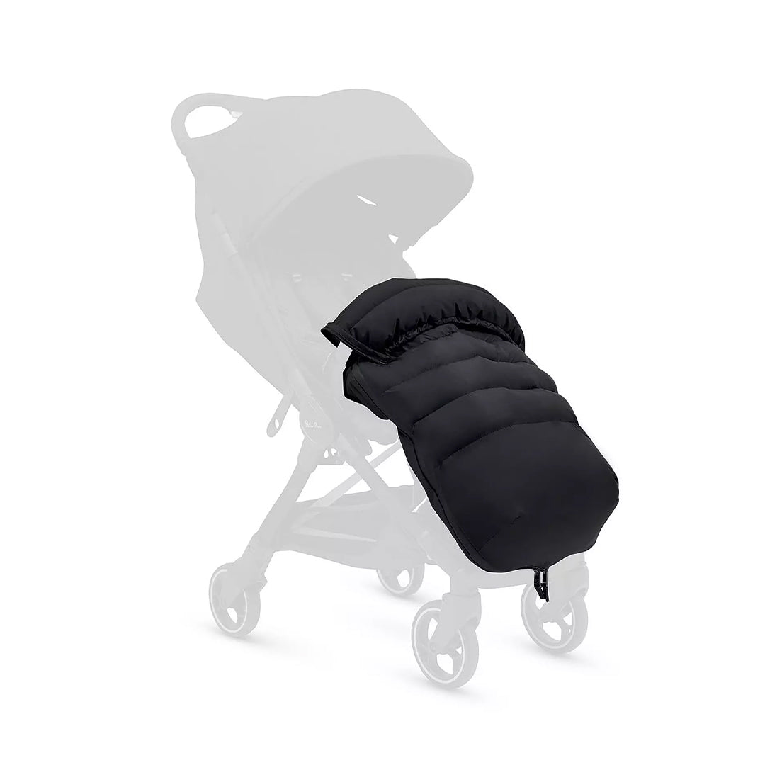 Silver Cross Universal Stroller Footmuff - Black-Footmuffs-Black- | Natural Baby Shower