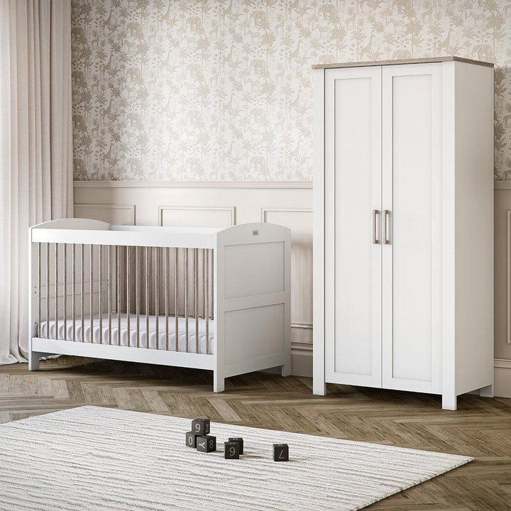 Silver Cross Valencia Cot Bed - Ash White-Cot Beds-Ash White-Cot Bed | Natural Baby Shower