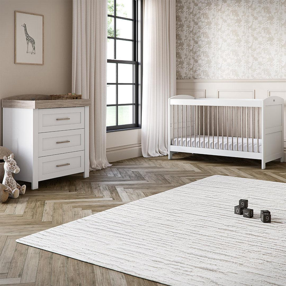 Silver Cross Valencia Dresser - Ash White-Chests-Ash White-One Size | Natural Baby Shower