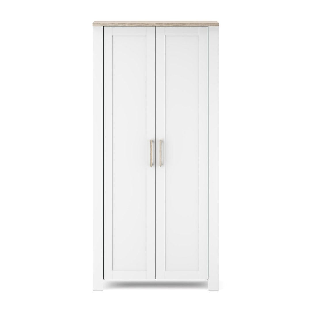Silver Cross Valencia Wardrobe - Ash White-Wardrobes-Ash White-One Size | Natural Baby Shower