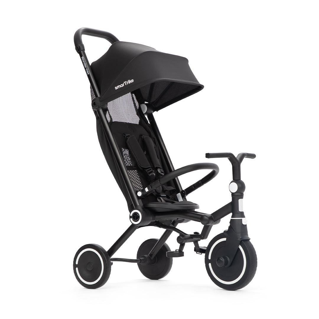 SmarTrike Wonder Max Active Stroller - Jet Black-Strollers-Jet Black- | Natural Baby Shower