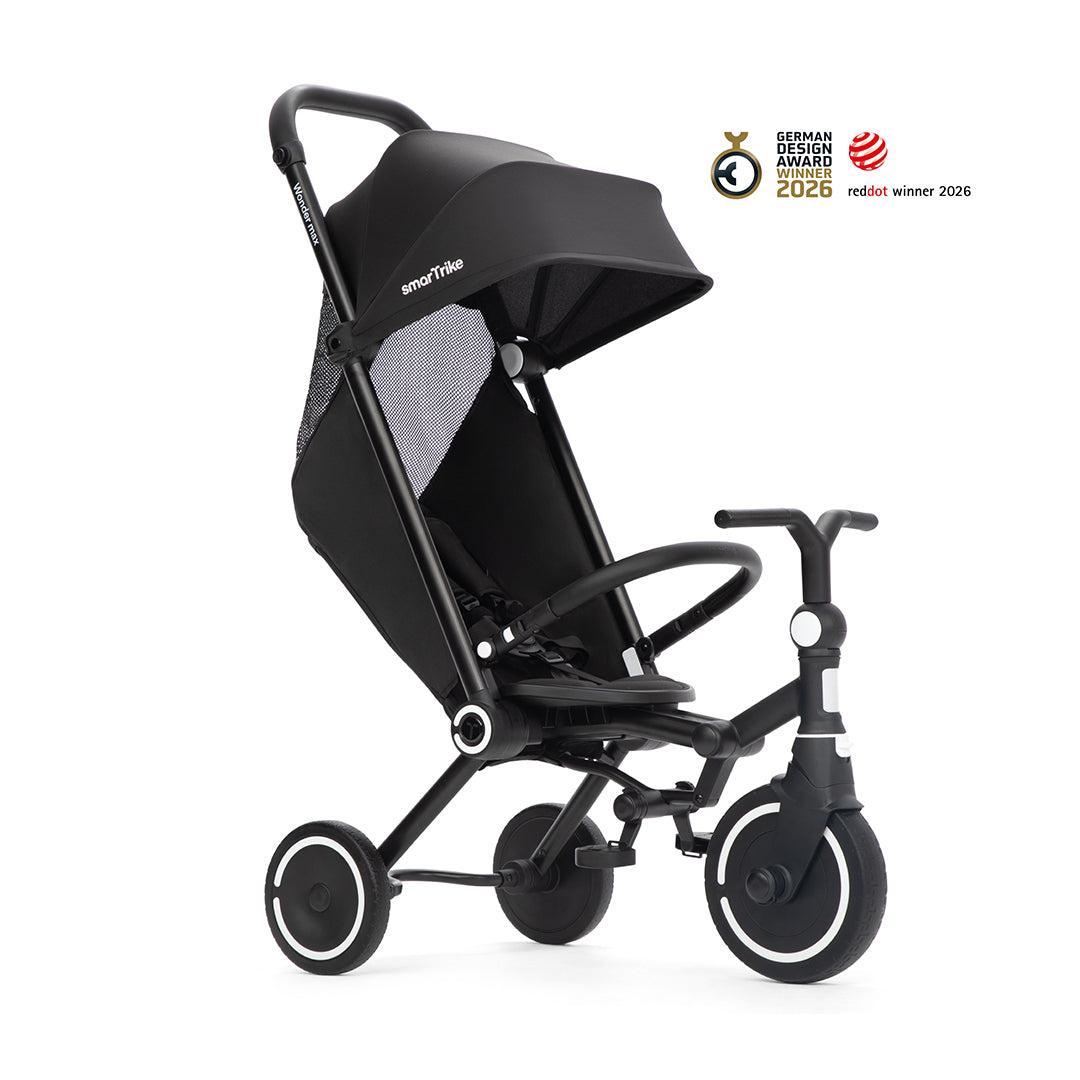 smarTrike Wonder Max Trike - Jet Black-Trikes-Jet Black- | Natural Baby Shower