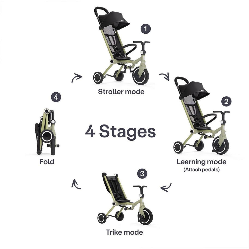 smarTrike Wonder Trike - Olive/Sage-Trikes-Olive/Sage- | Natural Baby Shower