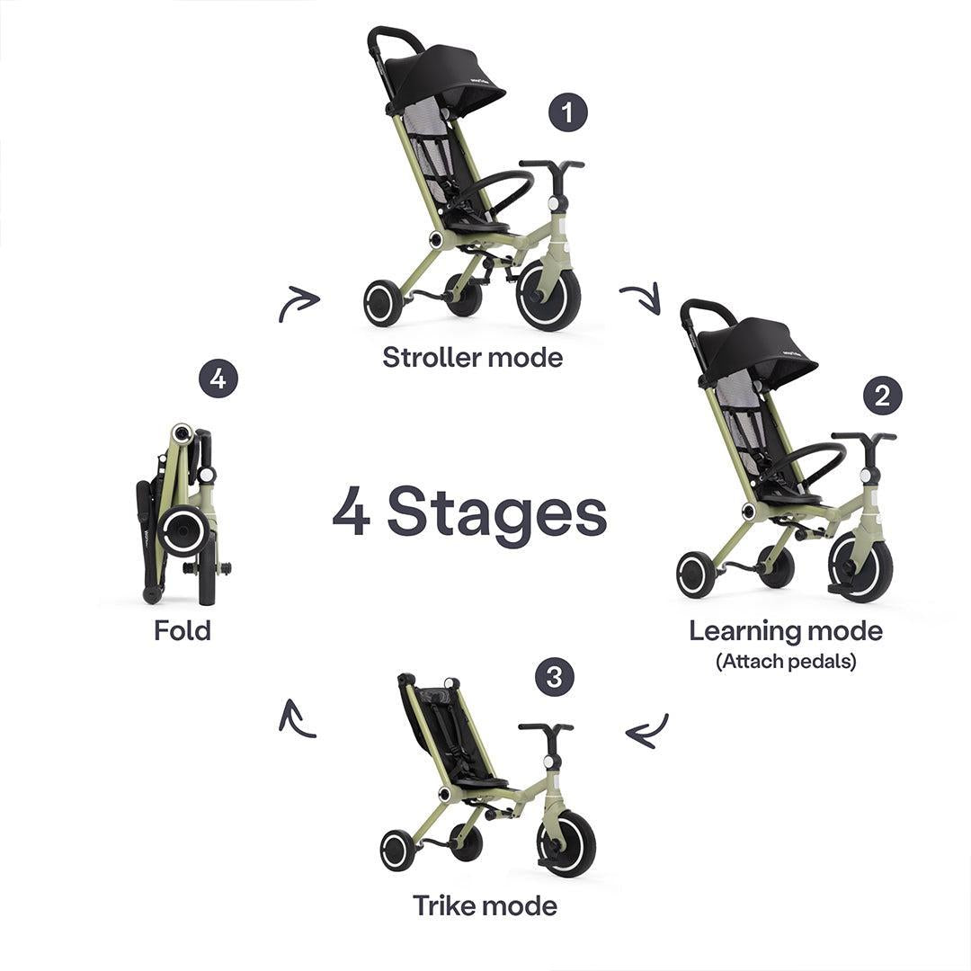 smarTrike Wonder Trike - Olive/Sage-Trikes-Olive/Sage- | Natural Baby Shower
