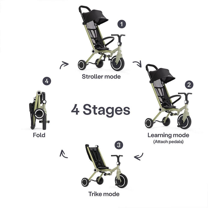 smarTrike Wonder Trike - Olive/Sage-Trikes-Olive/Sage- | Natural Baby Shower