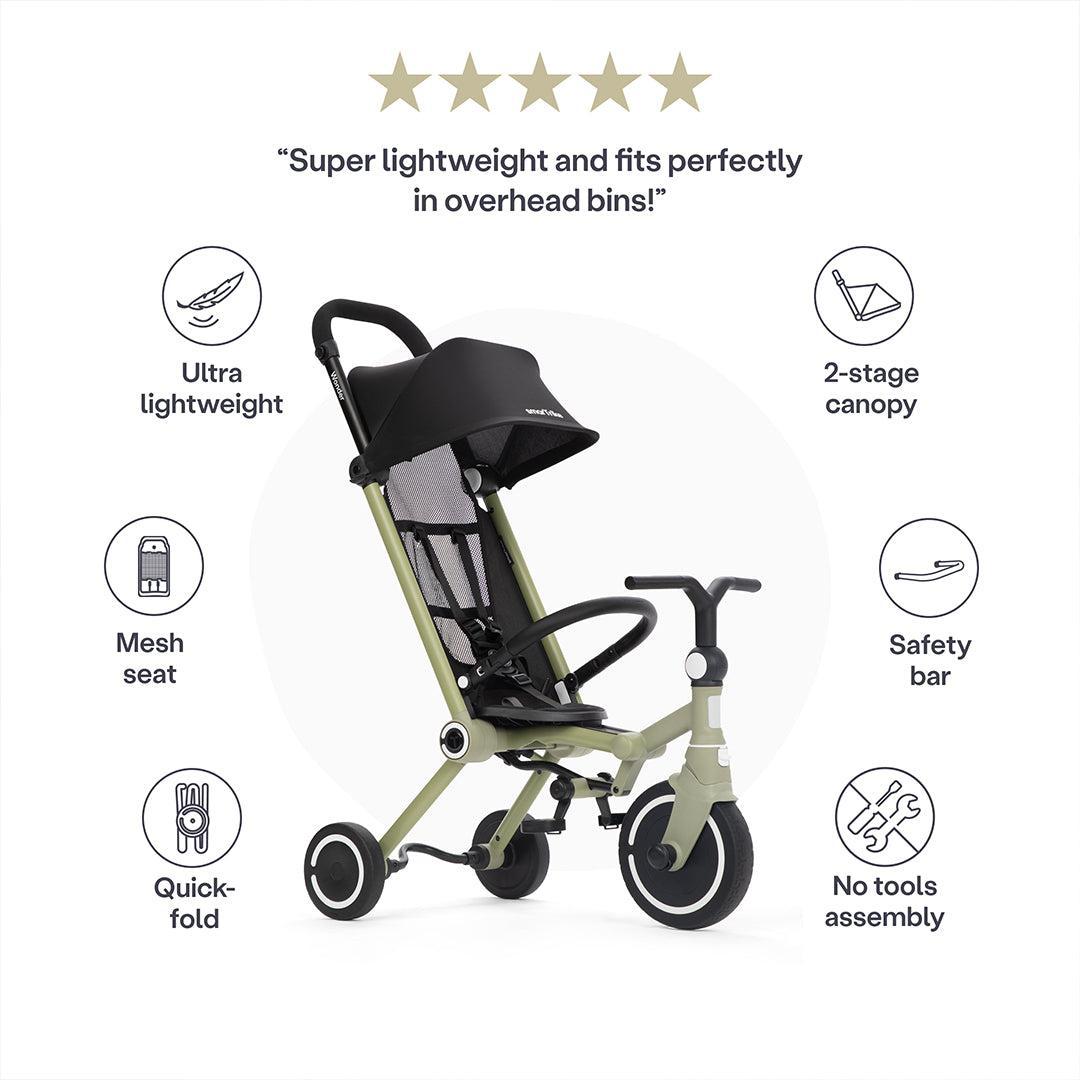 smarTrike Wonder Trike - Olive/Sage-Trikes-Olive/Sage- | Natural Baby Shower