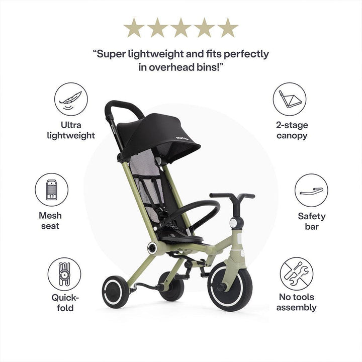 smarTrike Wonder Trike - Olive/Sage-Trikes-Olive/Sage- | Natural Baby Shower