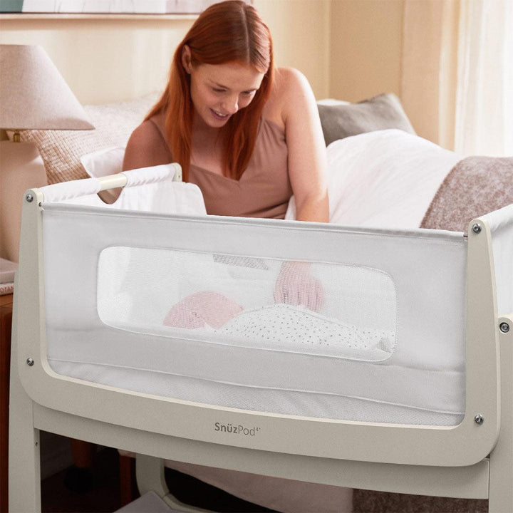 SnuzPod4 Bedside Crib - Barley-Bedside Cribs- | Natural Baby Shower