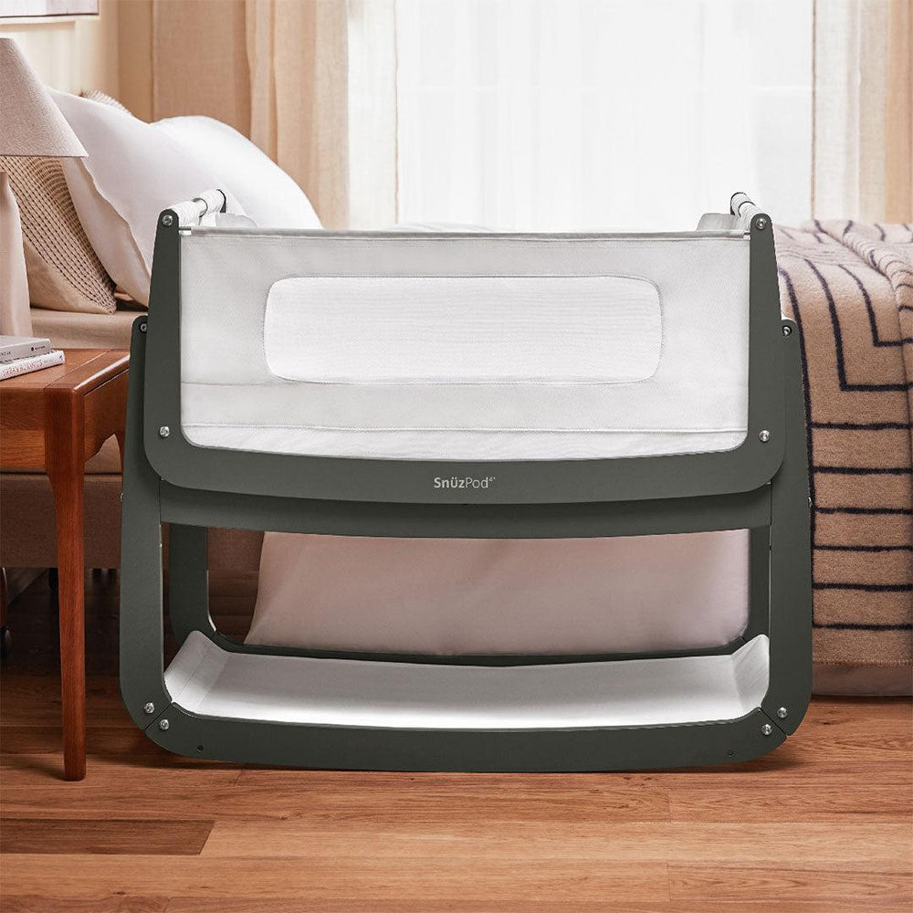 SnuzPod4 Bedside Crib - Sage-Bedside Cribs- | Natural Baby Shower