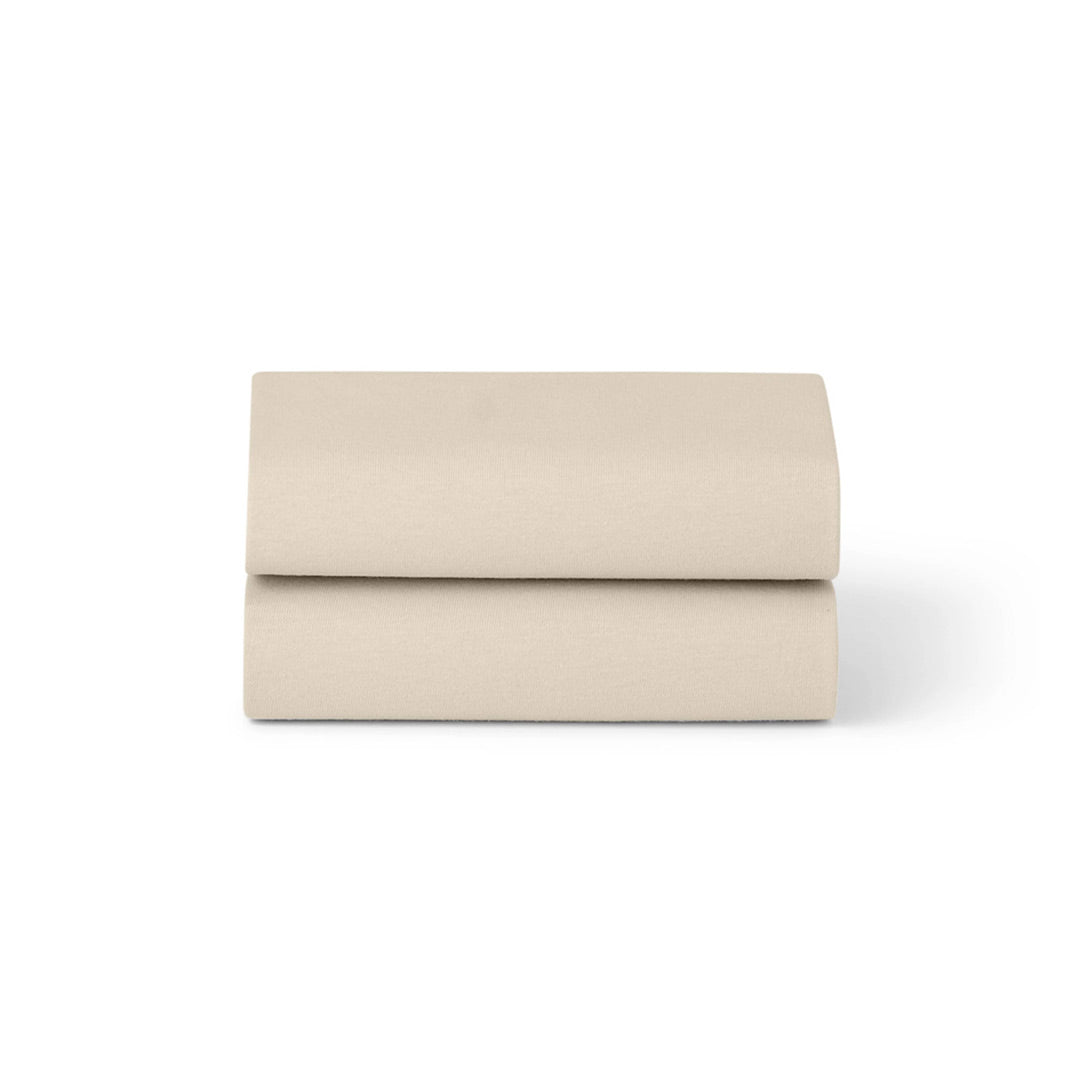 Snuz Twin Pack Moses Basket Sheets - Sand-Sheets-Sand- | Natural Baby Shower