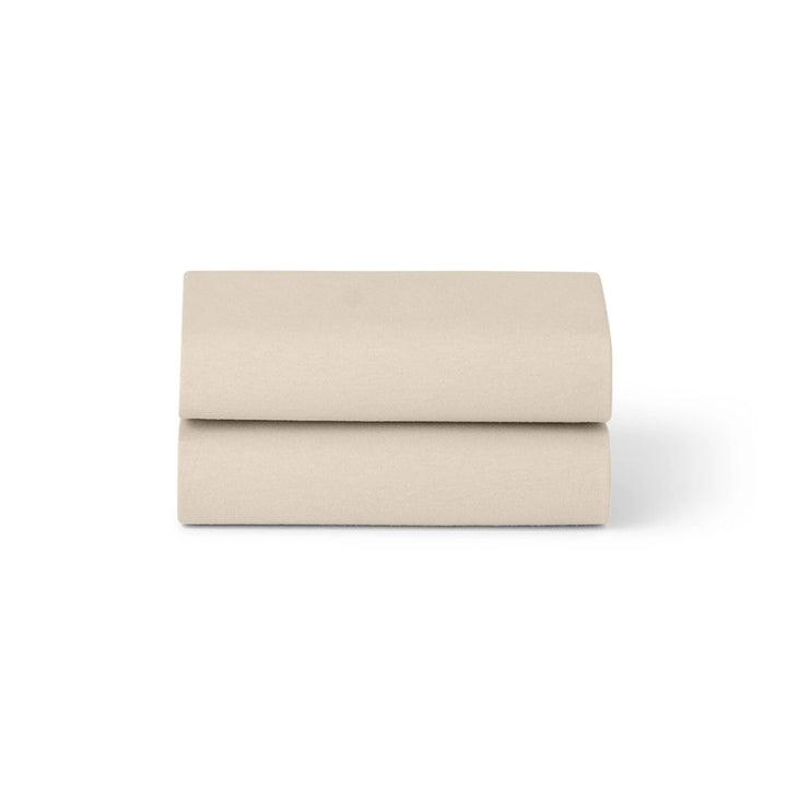 Snuz Twin Pack Moses Basket Sheets - Sand-Sheets-Sand- | Natural Baby Shower