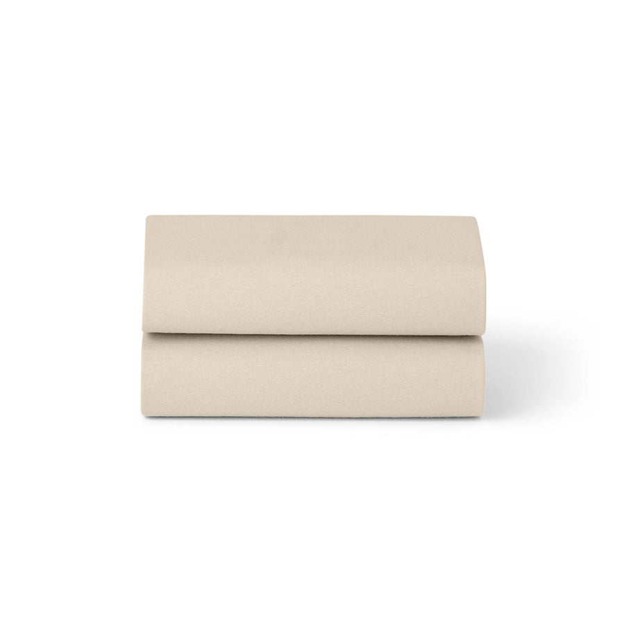 Snuz Twin Pack Moses Basket Sheets - Sand-Sheets-Sand- | Natural Baby Shower