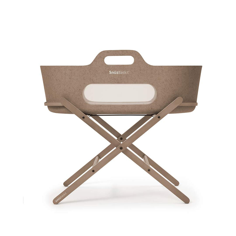 SnuzBaskit Basket & Stand - Mocha-Moses Baskets-Mocha-One Size | Natural Baby Shower