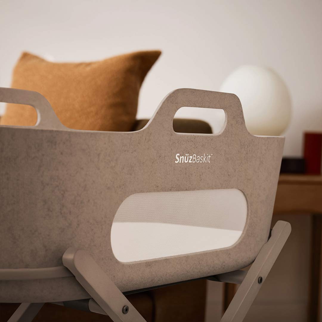 SnuzBaskit Basket & Stand - Mocha-Moses Baskets-Mocha-One Size | Natural Baby Shower