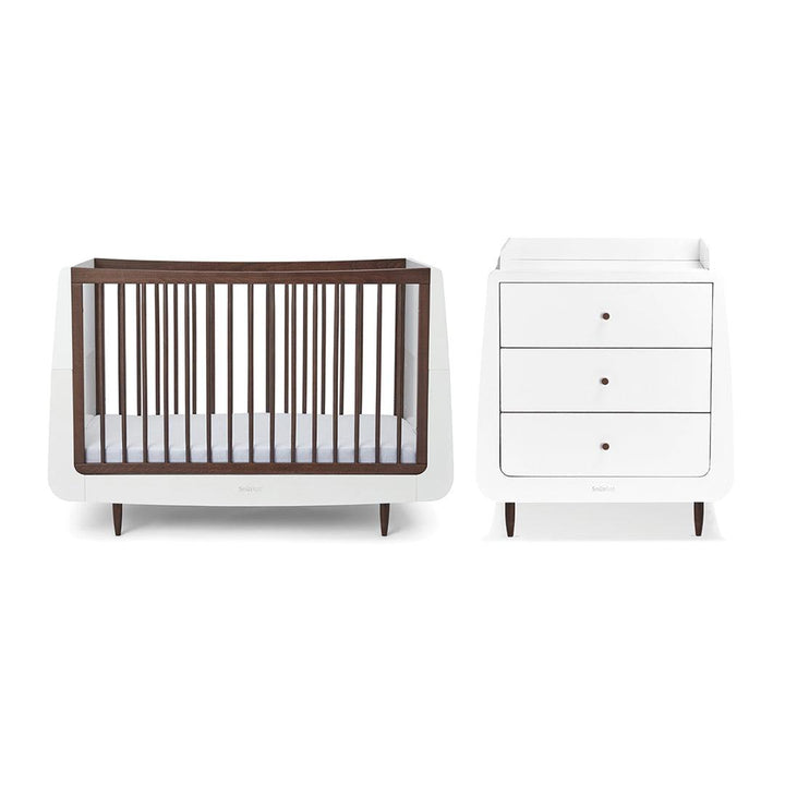 Snuzkot 2 Piece Nursery Furniture Set - The Natural Edit - Ebony-Nursery Sets-Ebony- | Natural Baby Shower