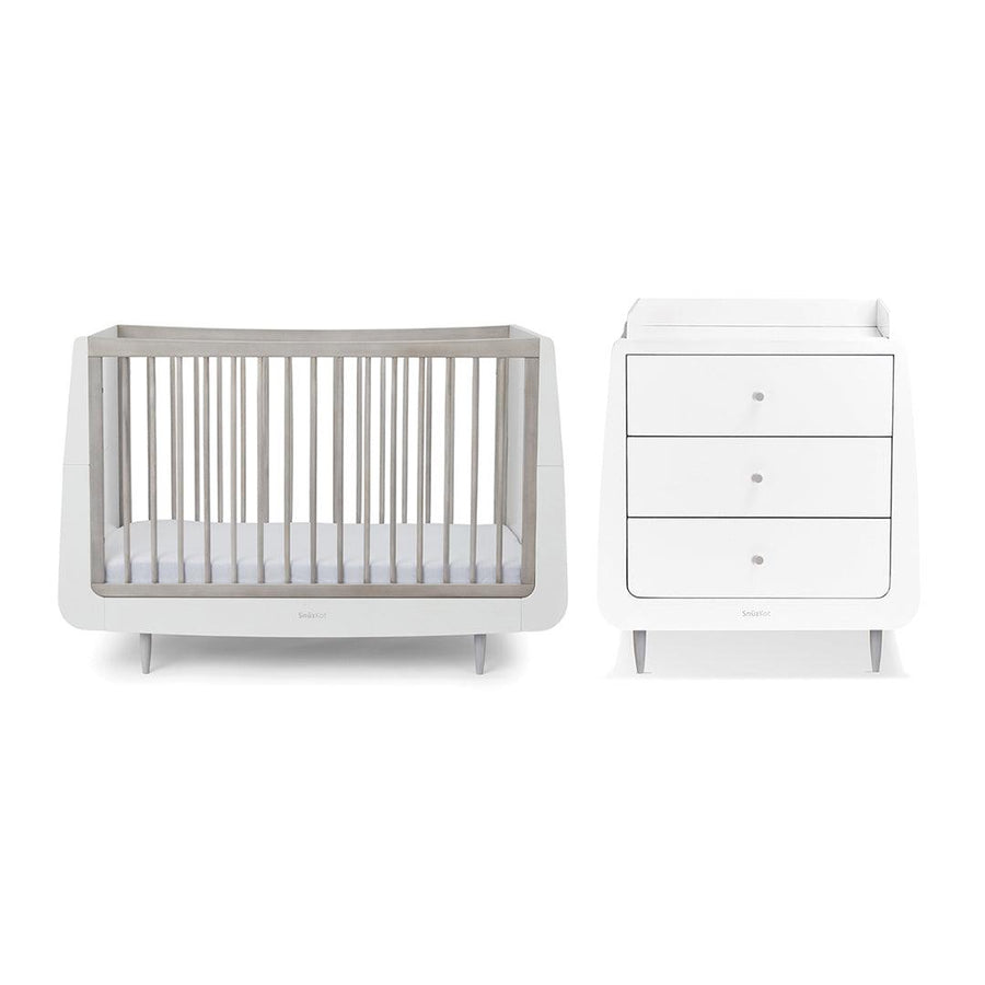 Snuzkot 2 Piece Nursery Furniture Set - The Natural Edit - Silver Birch-Nursery Sets-Silver Birch- | Natural Baby Shower