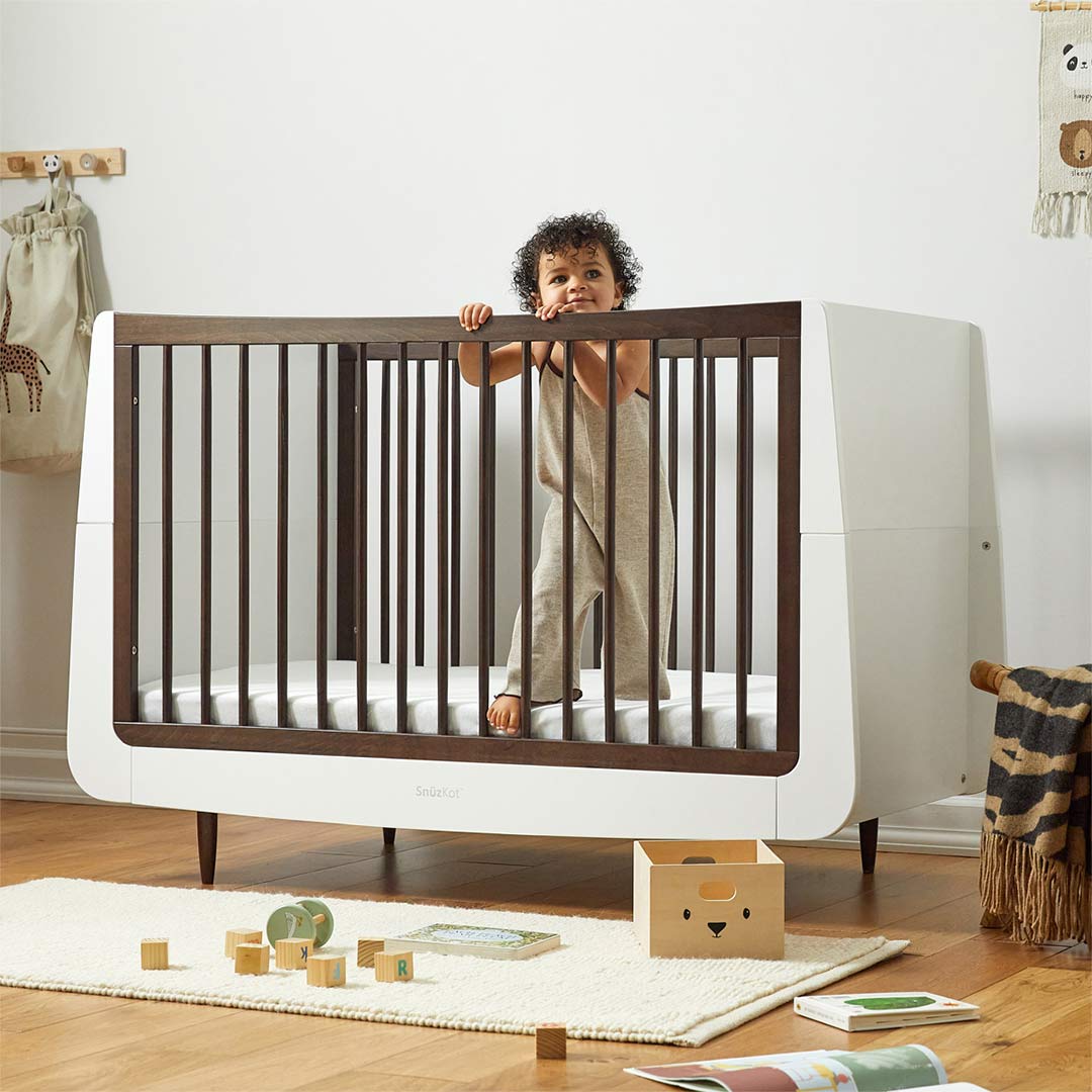 SnuzKot 2 Piece Nursery Furniture Set - The Natural Edit - Ebony-Nursery Sets-Ebony-No Mattress | Natural Baby Shower