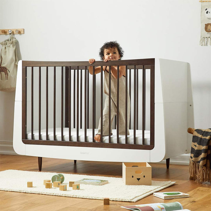 SnuzKot 2 Piece Nursery Furniture Set - The Natural Edit - Ebony-Nursery Sets-Ebony-No Mattress | Natural Baby Shower