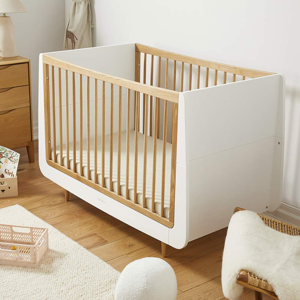 Snuzkot Cot Bed - The Natural Edit - Oak-Cot Beds-Oak- | Natural Baby Shower